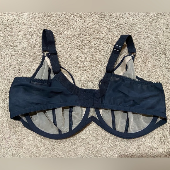 Elomi Sadie Underwire Balcony Bra 4430 Black US Size 42I - Picture 3 of 9